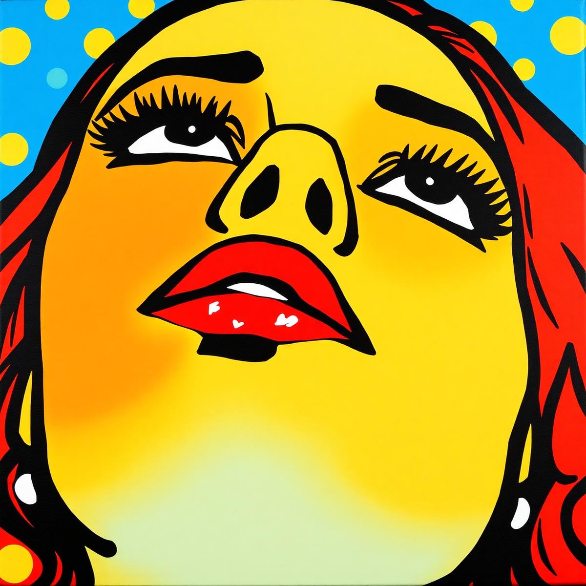 Featured pop art painting by Rob Stone